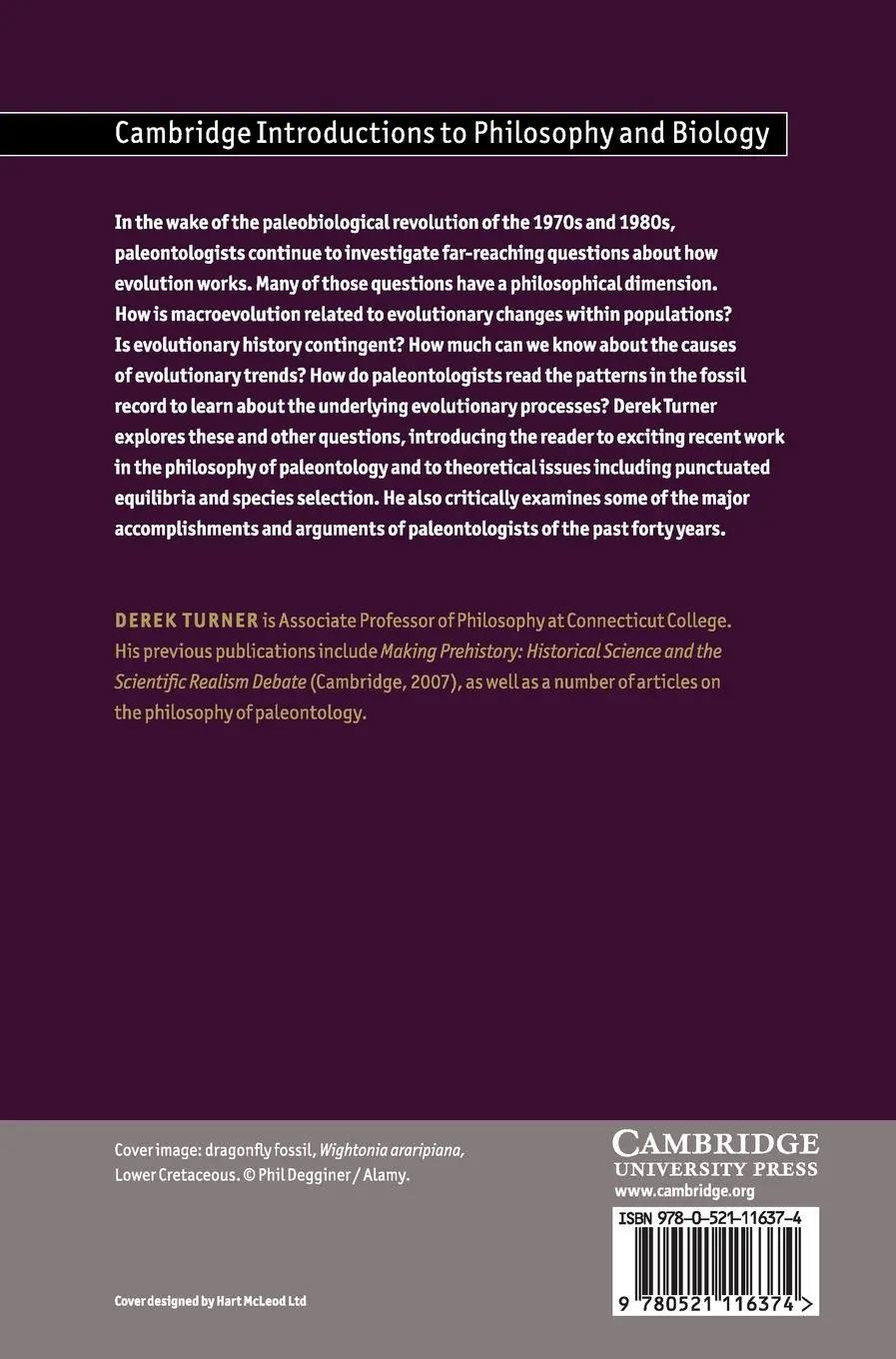Rückseite: 9780521116374 | Paleontology | Derek Turner | Buch | Englisch | 2016