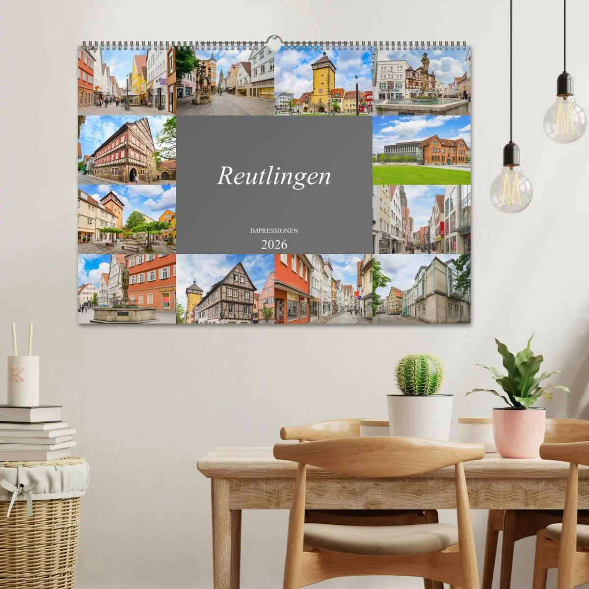 Bild: 9783457636374 | Reutlingen Impressionen (Wandkalender 2026 DIN A2 quer), CALVENDO...