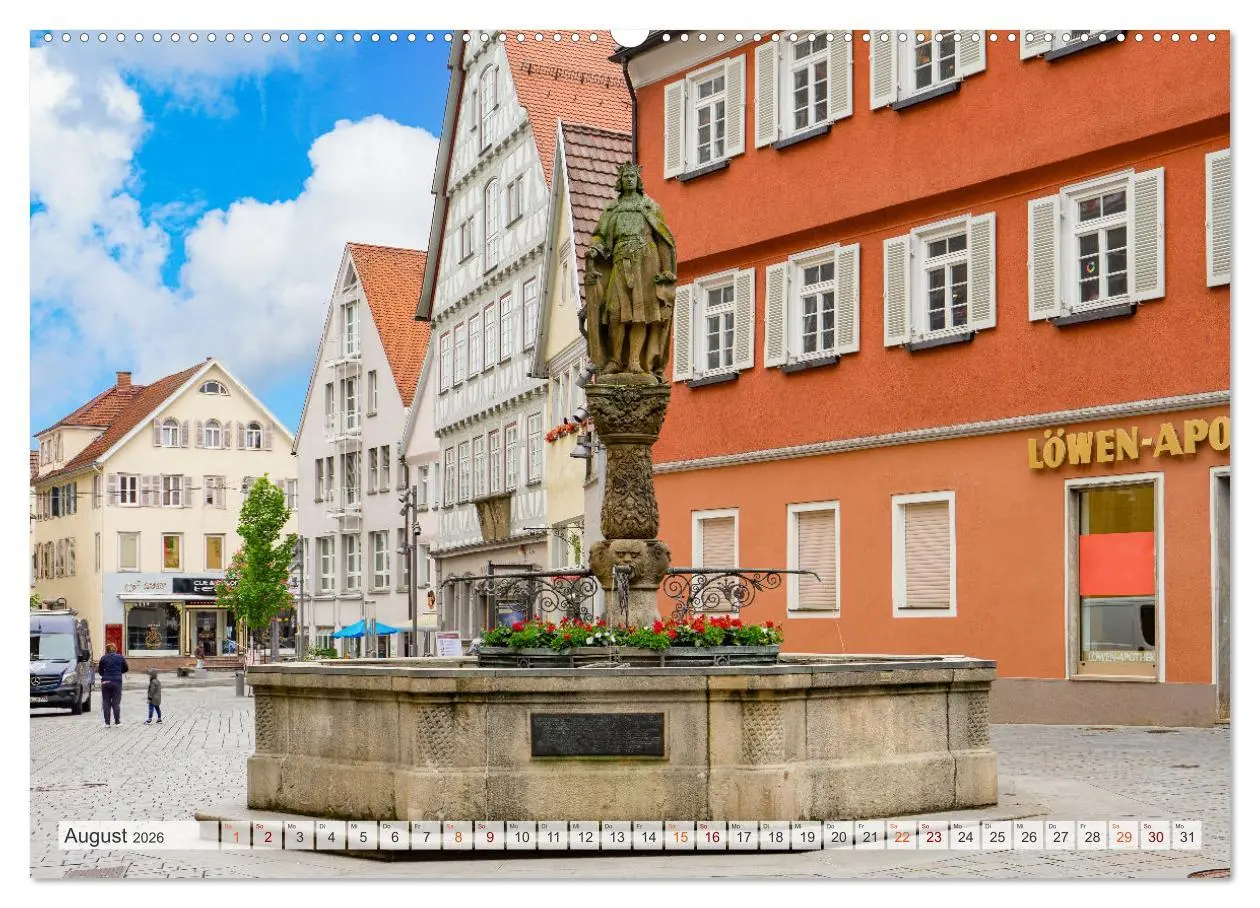 Bild: 9783457636374 | Reutlingen Impressionen (Wandkalender 2026 DIN A2 quer), CALVENDO...
