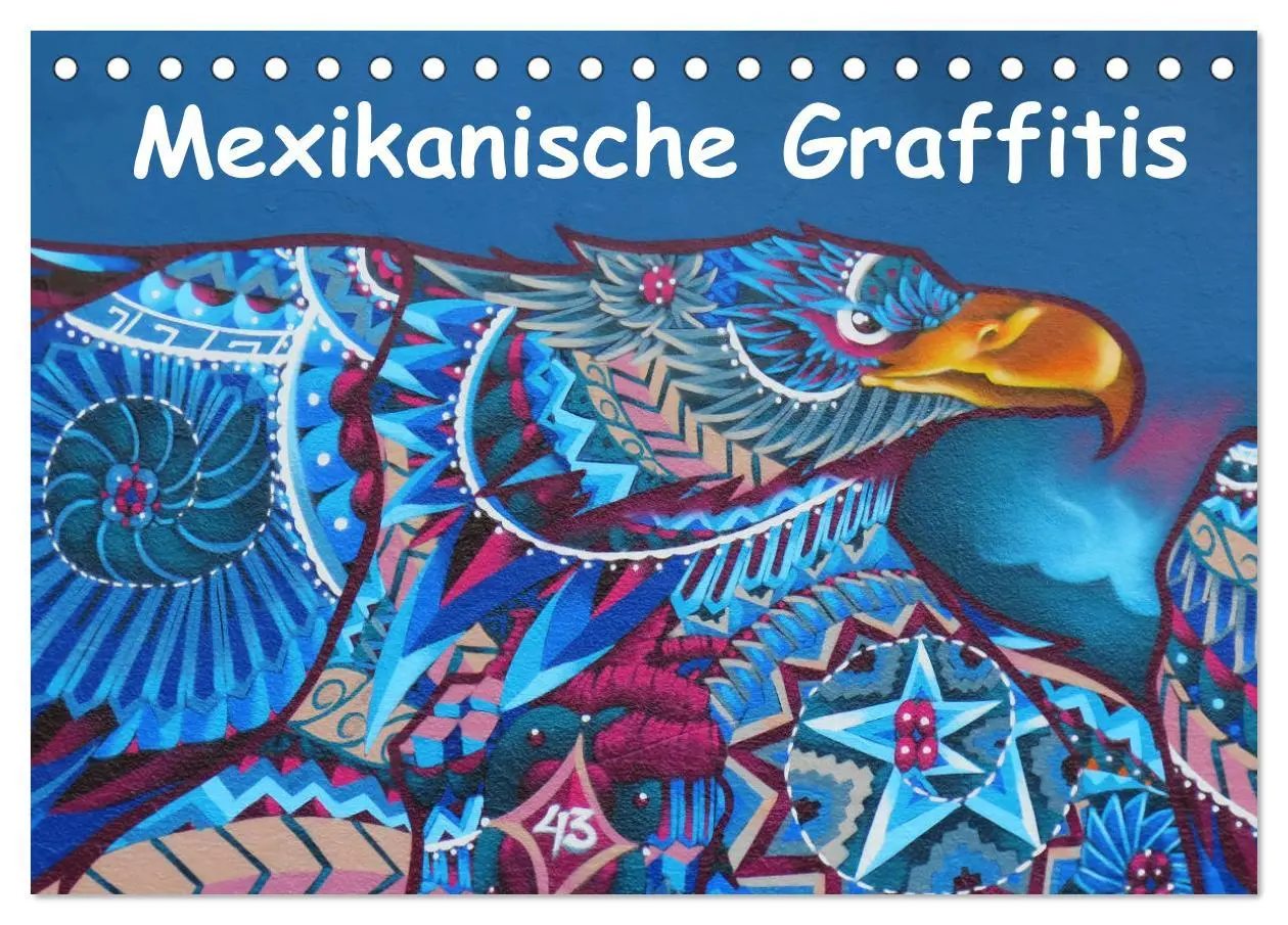 Cover: 9783457706374 | Mexikanische Graffitis (Tischkalender 2026 DIN A5 quer), CALVENDO...