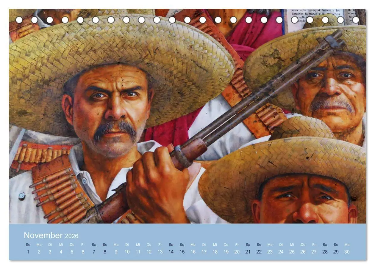 Bild: 9783457706374 | Mexikanische Graffitis (Tischkalender 2026 DIN A5 quer), CALVENDO...