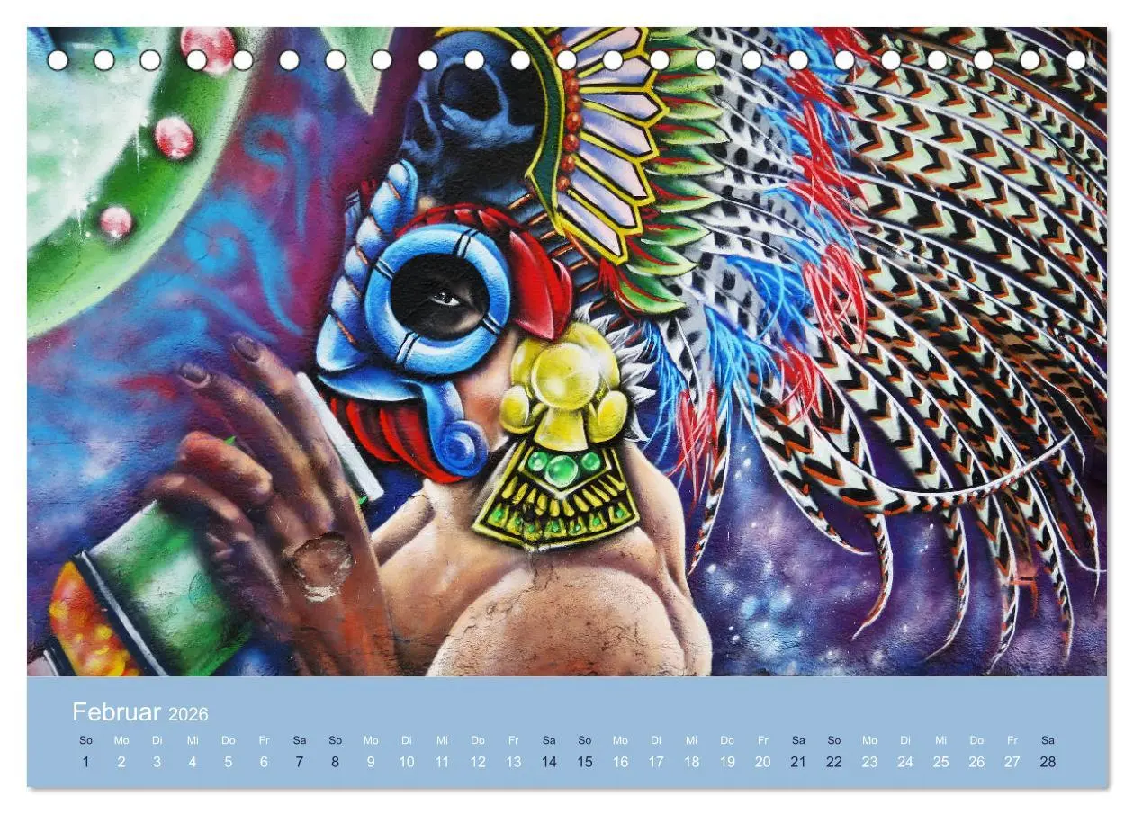 Bild: 9783457706374 | Mexikanische Graffitis (Tischkalender 2026 DIN A5 quer), CALVENDO...