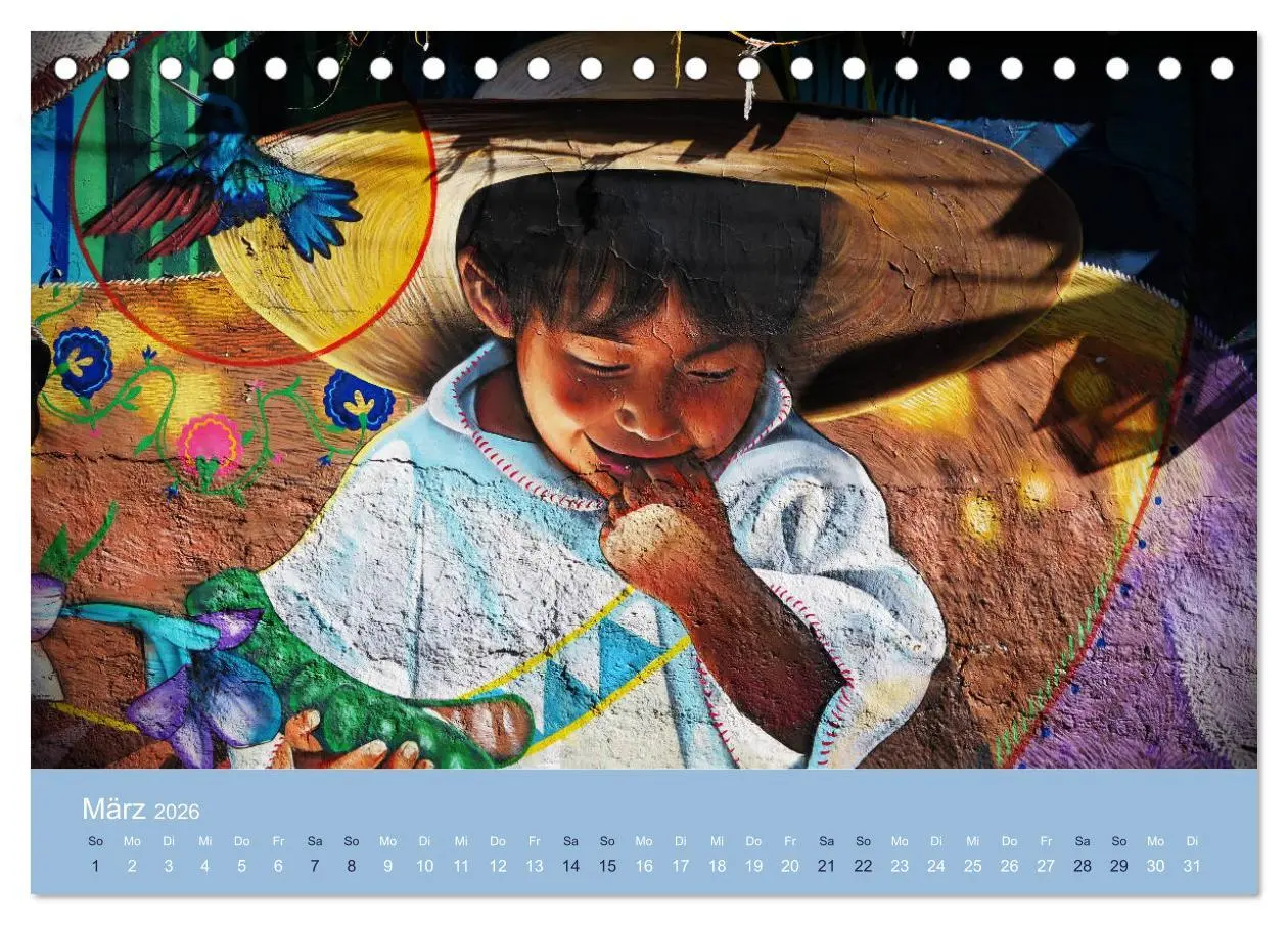 Bild: 9783457706374 | Mexikanische Graffitis (Tischkalender 2026 DIN A5 quer), CALVENDO...