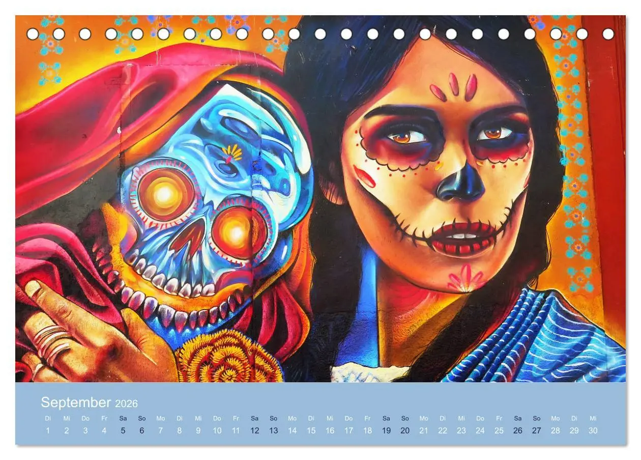 Bild: 9783457706374 | Mexikanische Graffitis (Tischkalender 2026 DIN A5 quer), CALVENDO...