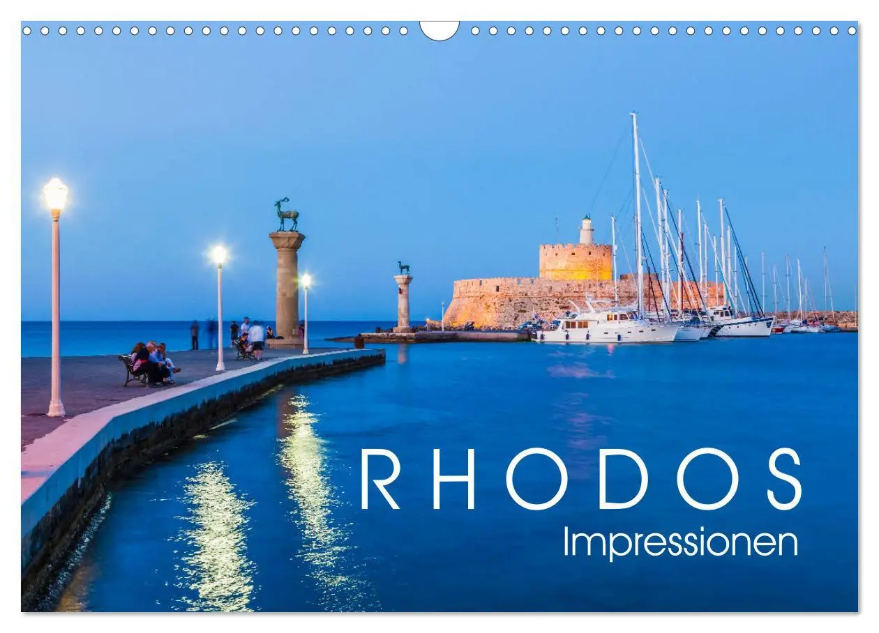 Cover: 9783457876374 | RHODOS Impressionen (Wandkalender 2026 DIN A3 quer), CALVENDO...