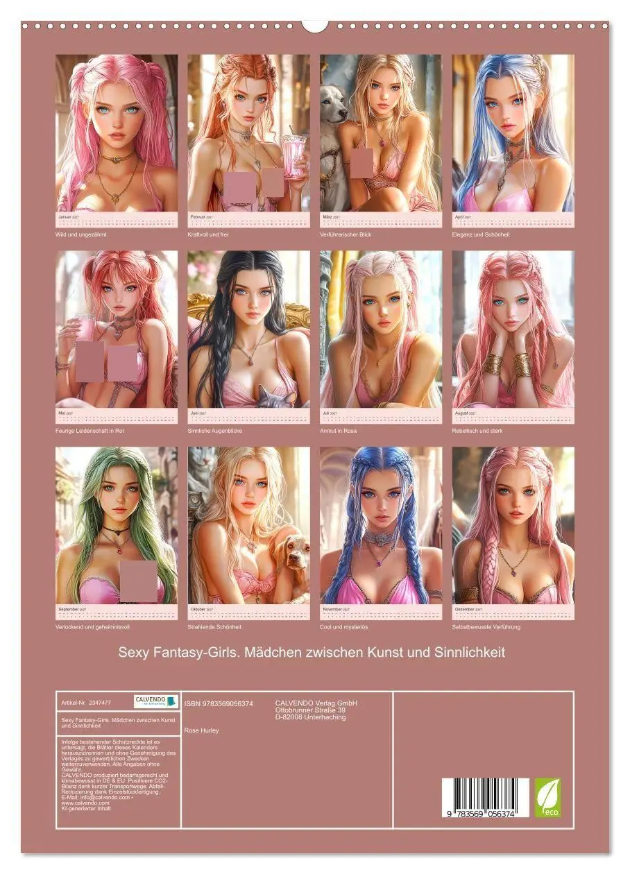 Bild: 9783569056374 | Sexy Fantasy-Girls. Mädchen zwischen Kunst und Sinnlichkeit...