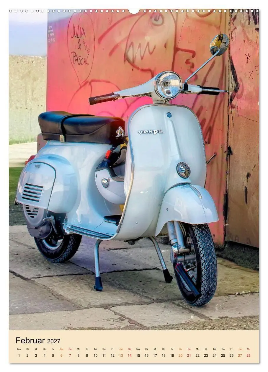 Bild: 9783569366374 | Meine Roller Vesparade (Wandkalender 2027 DIN A2 hoch), CALVENDO...