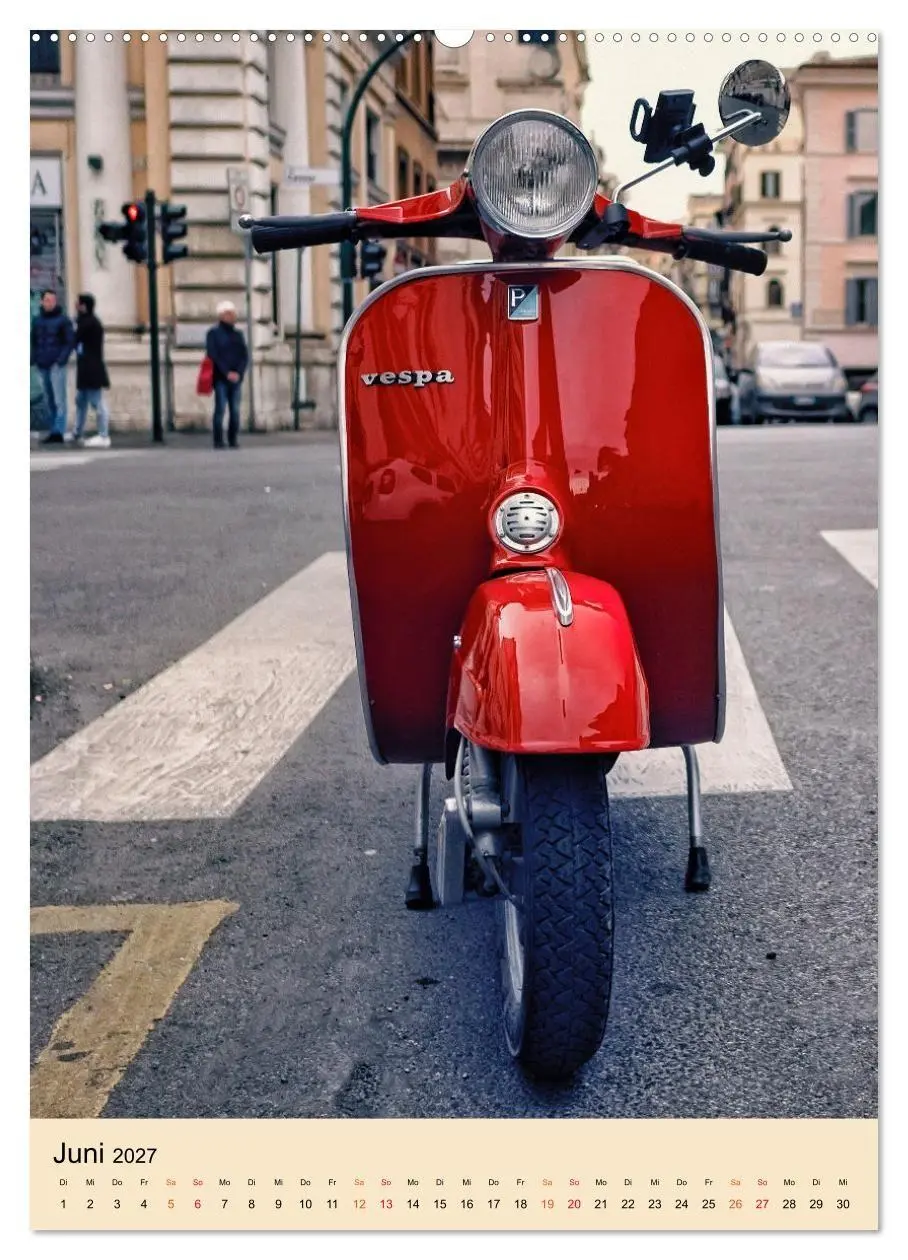 Bild: 9783569366374 | Meine Roller Vesparade (Wandkalender 2027 DIN A2 hoch), CALVENDO...
