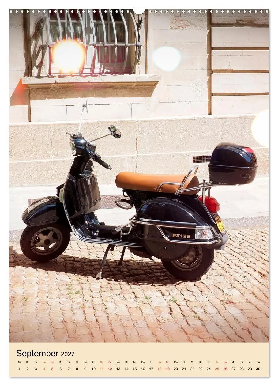Bild: 9783569366374 | Meine Roller Vesparade (Wandkalender 2027 DIN A2 hoch), CALVENDO...