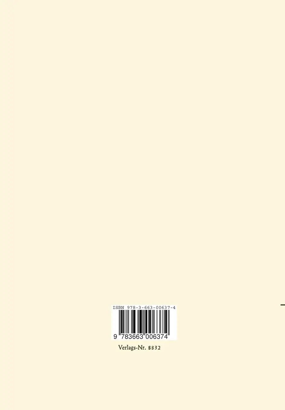 Rückseite: 9783663006374 | Grundzüge der Verkehrspolitik | Walter Linden | Taschenbuch | 193 S.