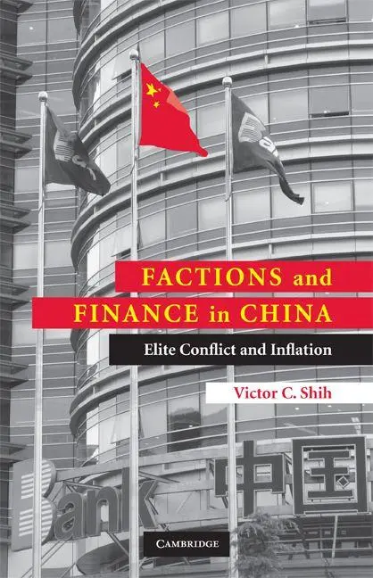 Cover: 9780521106474 | Factions and Finance in China | Elite Conflict and Inflation | Shih