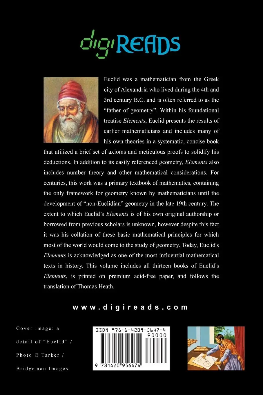 Rückseite: 9781420956474 | Euclid's Elements (The Thirteen Books) | Euclid | Taschenbuch | 2017