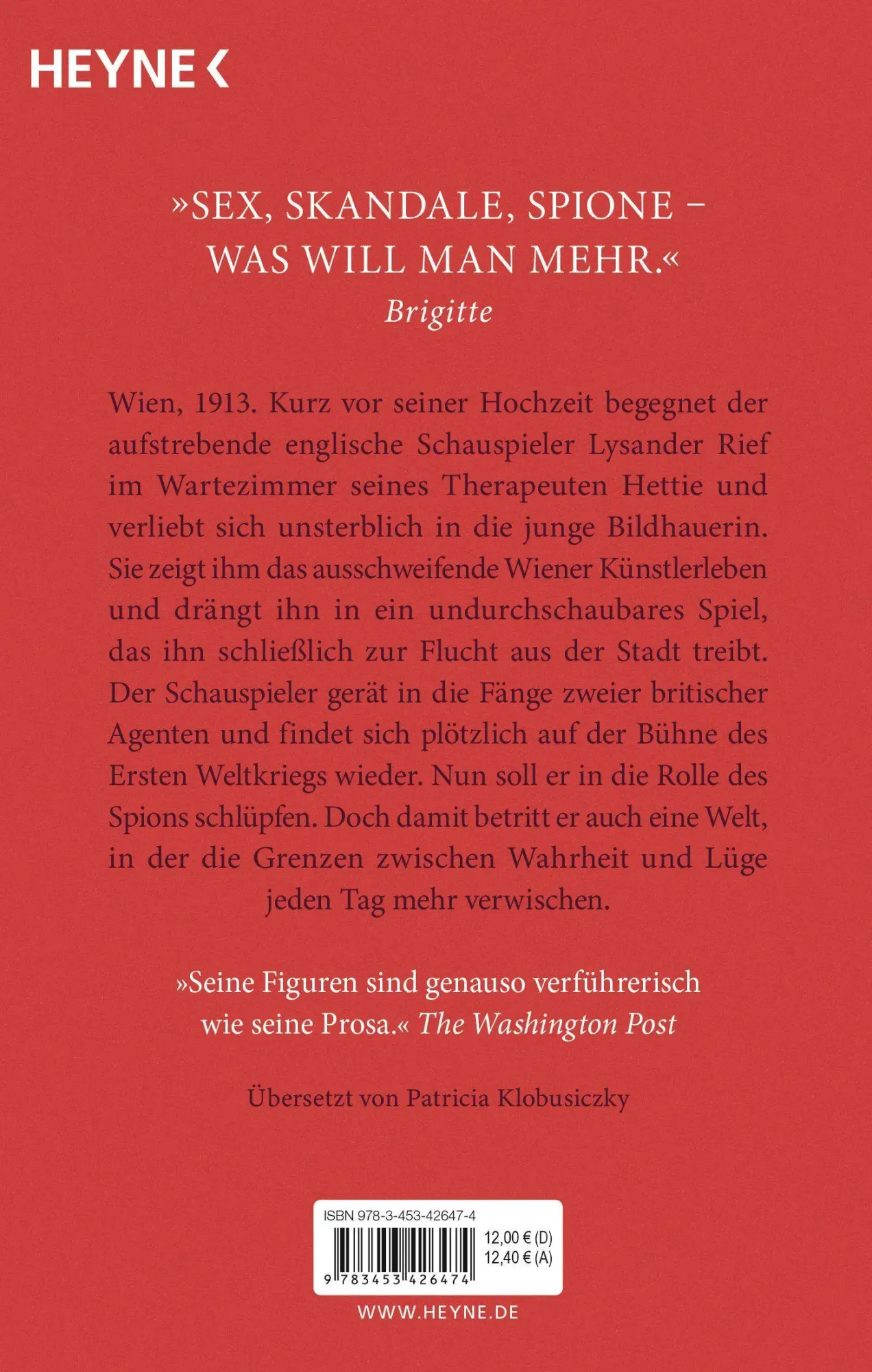 Bild: 9783453426474 | Eine große Zeit | Roman | William Boyd | Taschenbuch | 480 S. | 2022