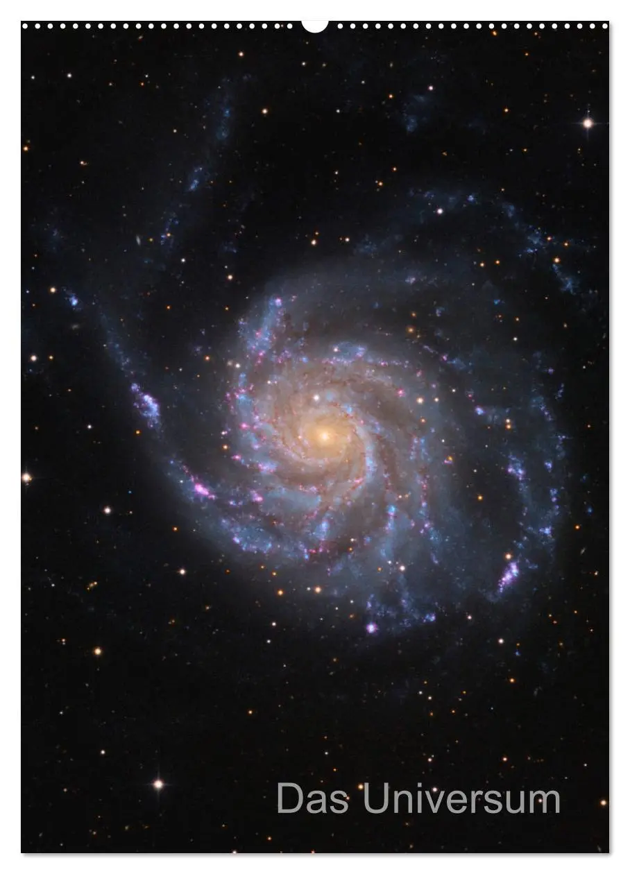 Cover: 9783516406474 | Das Universum (Wandkalender 2026 DIN A2 hoch), CALVENDO Monatskalender