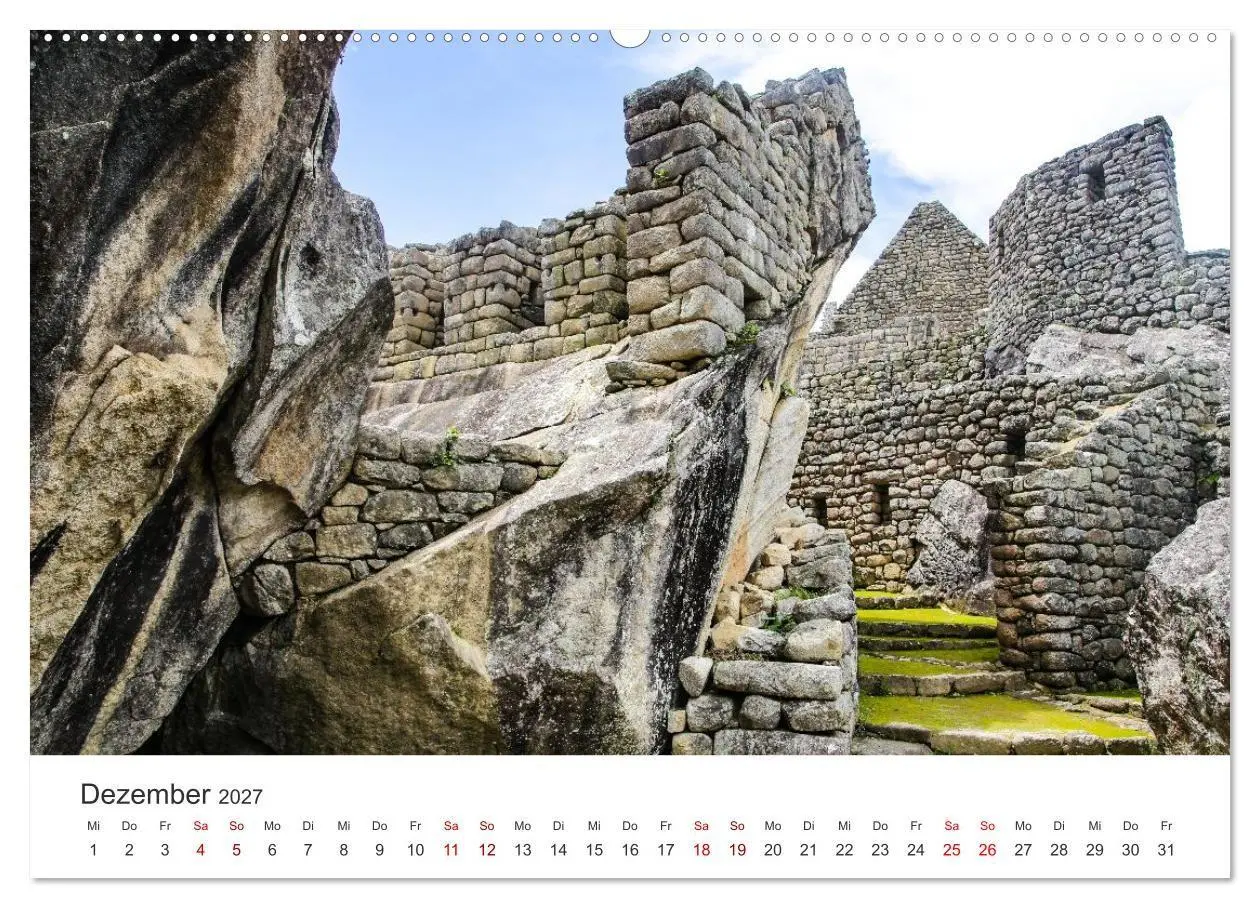 Bild: 9783516886474 | Macchu Picchu (hochwertiger Premium Wandkalender 2027 DIN A2 quer),...
