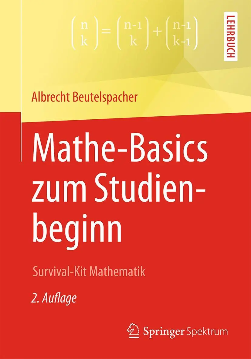 Cover: 9783658146474 | Mathe-Basics zum Studienbeginn | Survival-Kit Mathematik | Taschenbuch