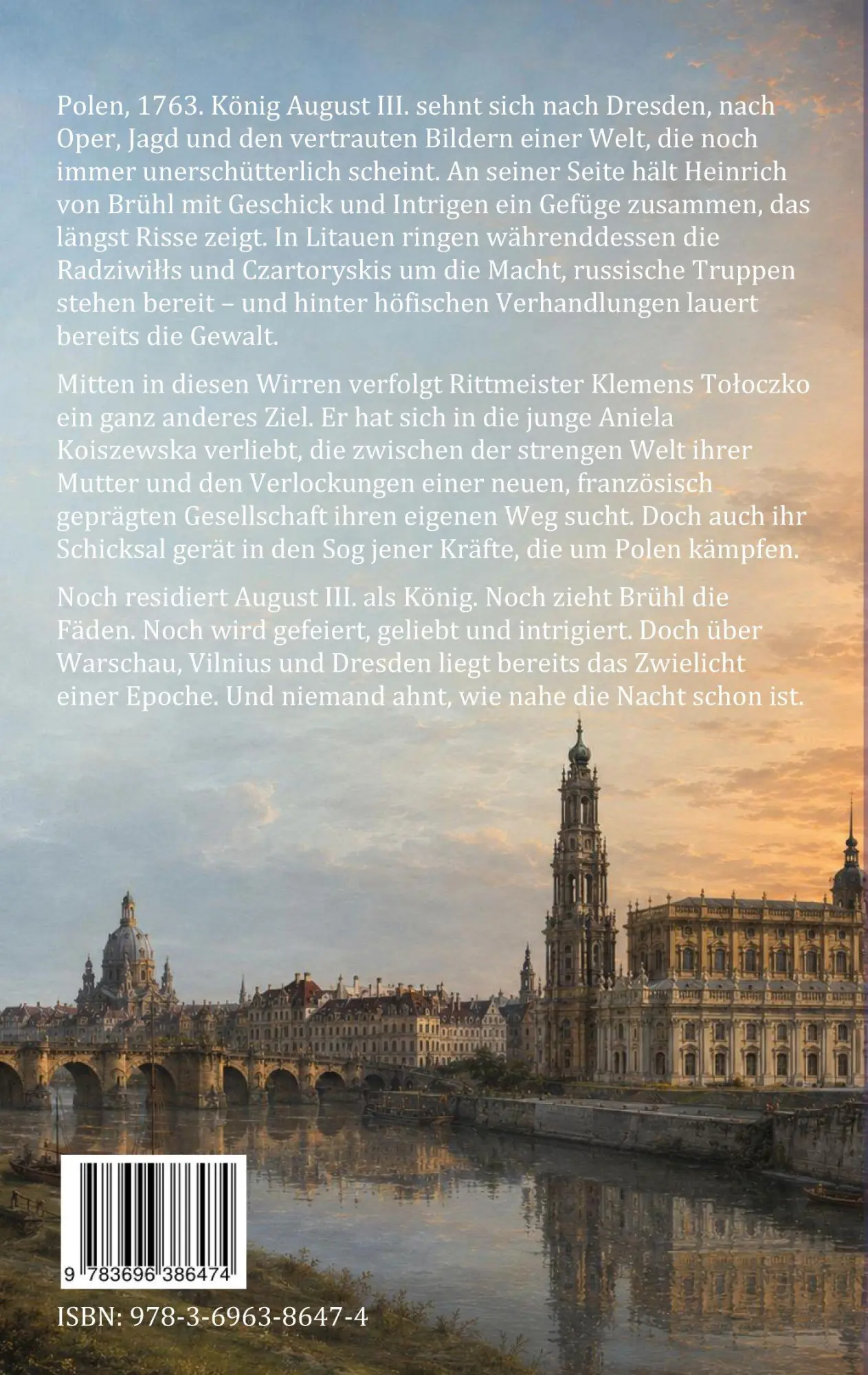 Rückseite: 9783696386474 | Sachsendämmerung | August III. | Józef Ignacy Kraszewski | Taschenbuch