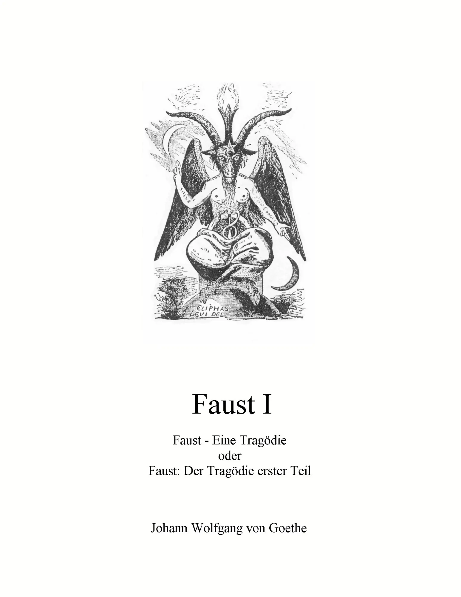 Cover: 9783837026474 | Faust I | Faust - Eine Tragödie | Johann Wolfgang von Goethe | Buch