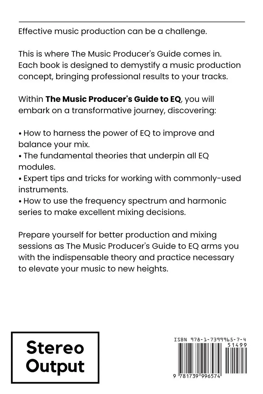 Rückseite: 9781739996574 | The Music Producer's Guide To EQ | Ashley Hewitt | Taschenbuch | 2023
