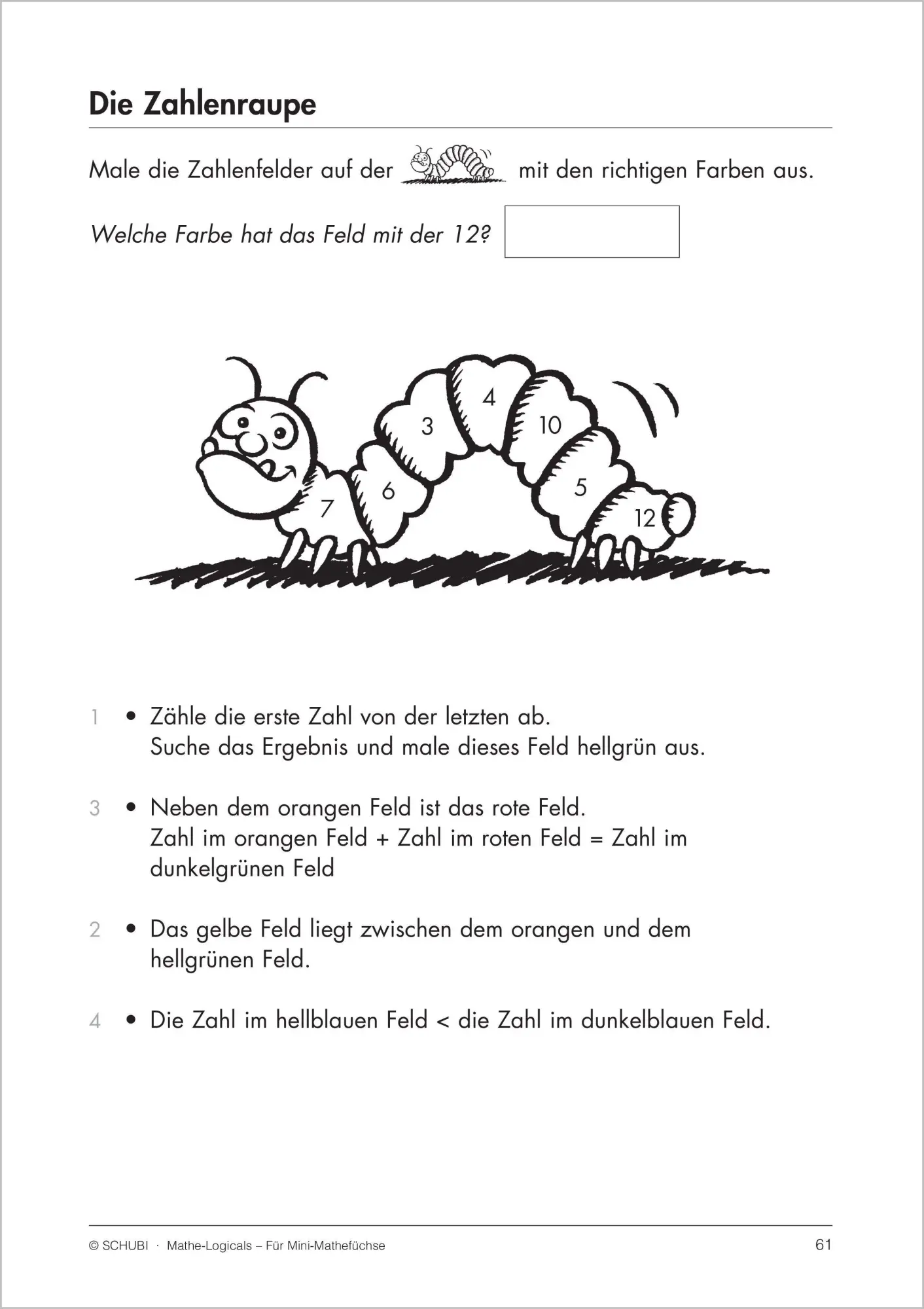Bild: 9783039766574 | Mathe-Logicals für Mini-Mathefüchse | Barbara Stucki | Taschenbuch