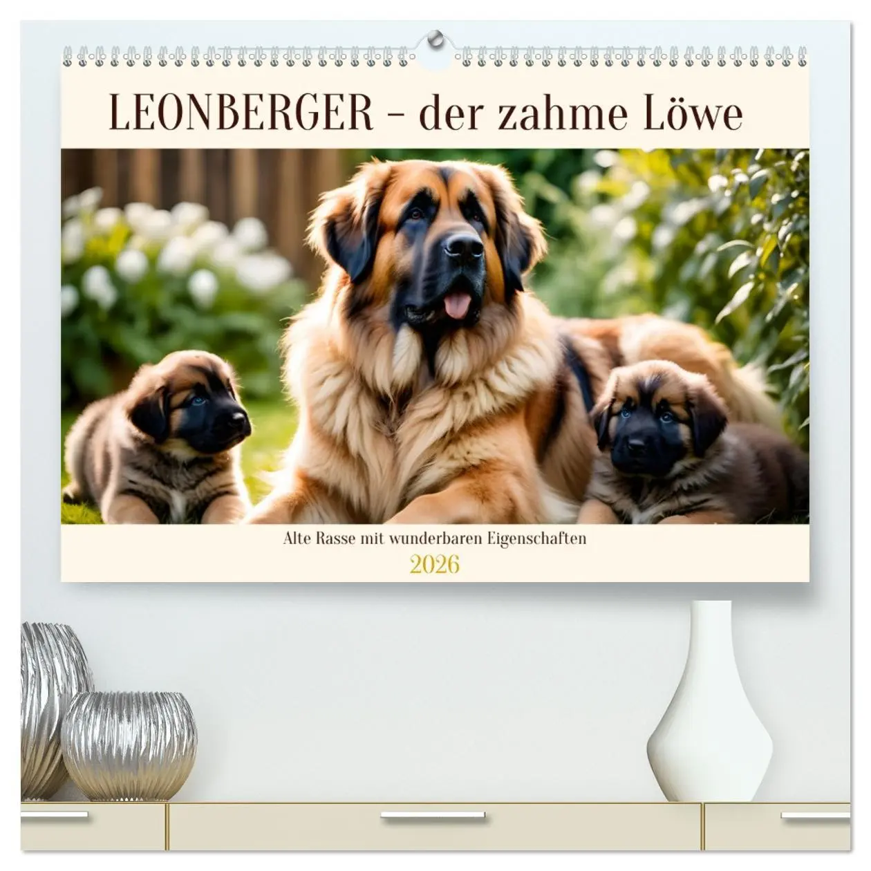 Cover: 9783457306574 | Leonberger - der zahme Löwe (hochwertiger Premium Wandkalender 2026...