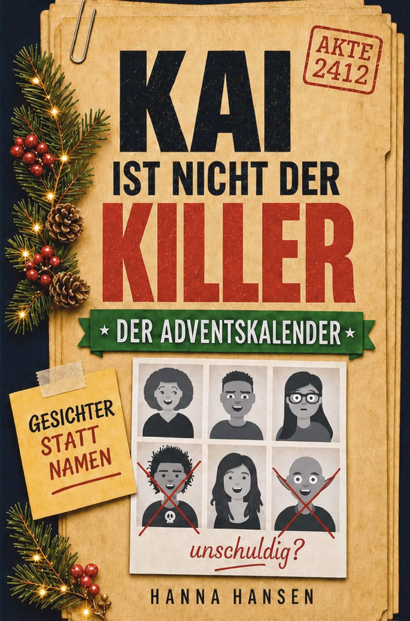 Cover: 9783912636574 | Kai ist nicht der Killer- Der Adventskalender | Hanna Hansen | Buch