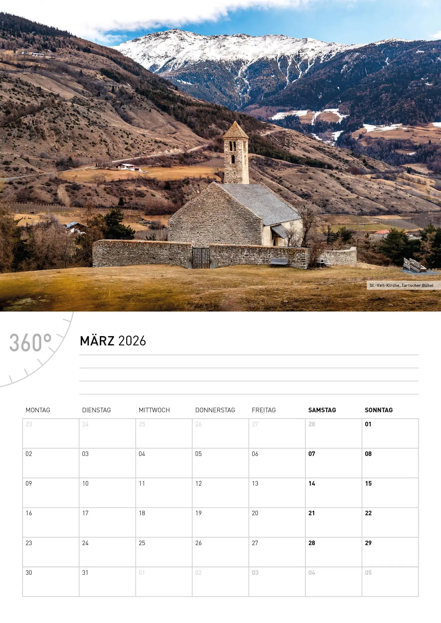 Bild: 9783968556574 | Südtirol Broschürenkalender 2026 | Judith Niederwanger | Kalender