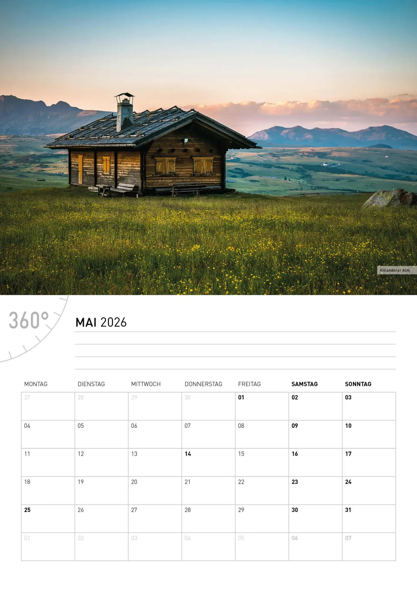 Bild: 9783968556574 | Südtirol Broschürenkalender 2026 | Judith Niederwanger | Kalender