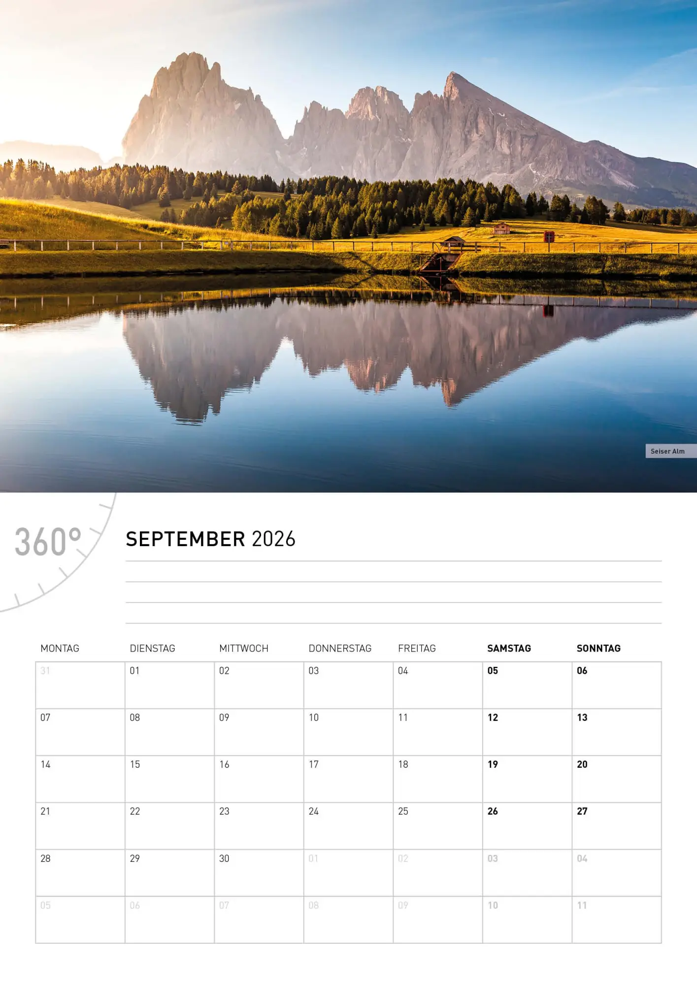Bild: 9783968556574 | Südtirol Broschürenkalender 2026 | Judith Niederwanger | Kalender