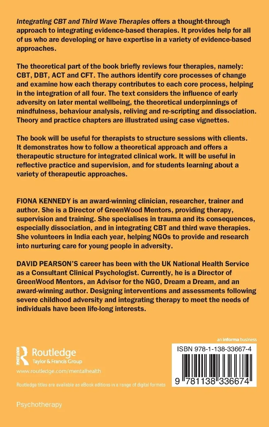 Rückseite: 9781138336674 | Integrating CBT and Third Wave Therapies | Distinctive Features | Buch