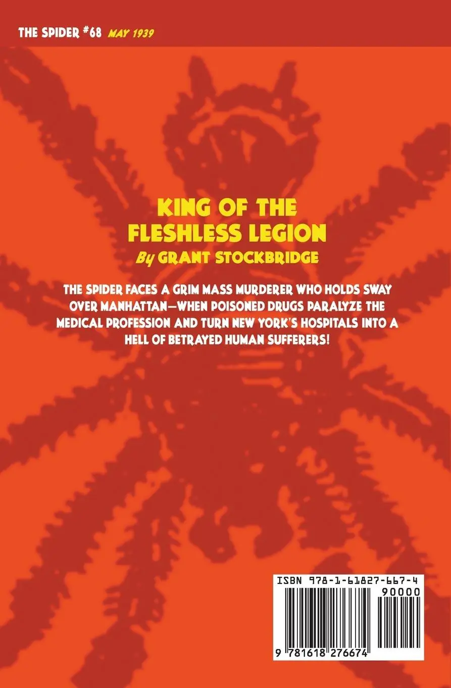 Rückseite: 9781618276674 | The Spider #68 | King of the Fleshless Legion | Stockbridge (u. a.)