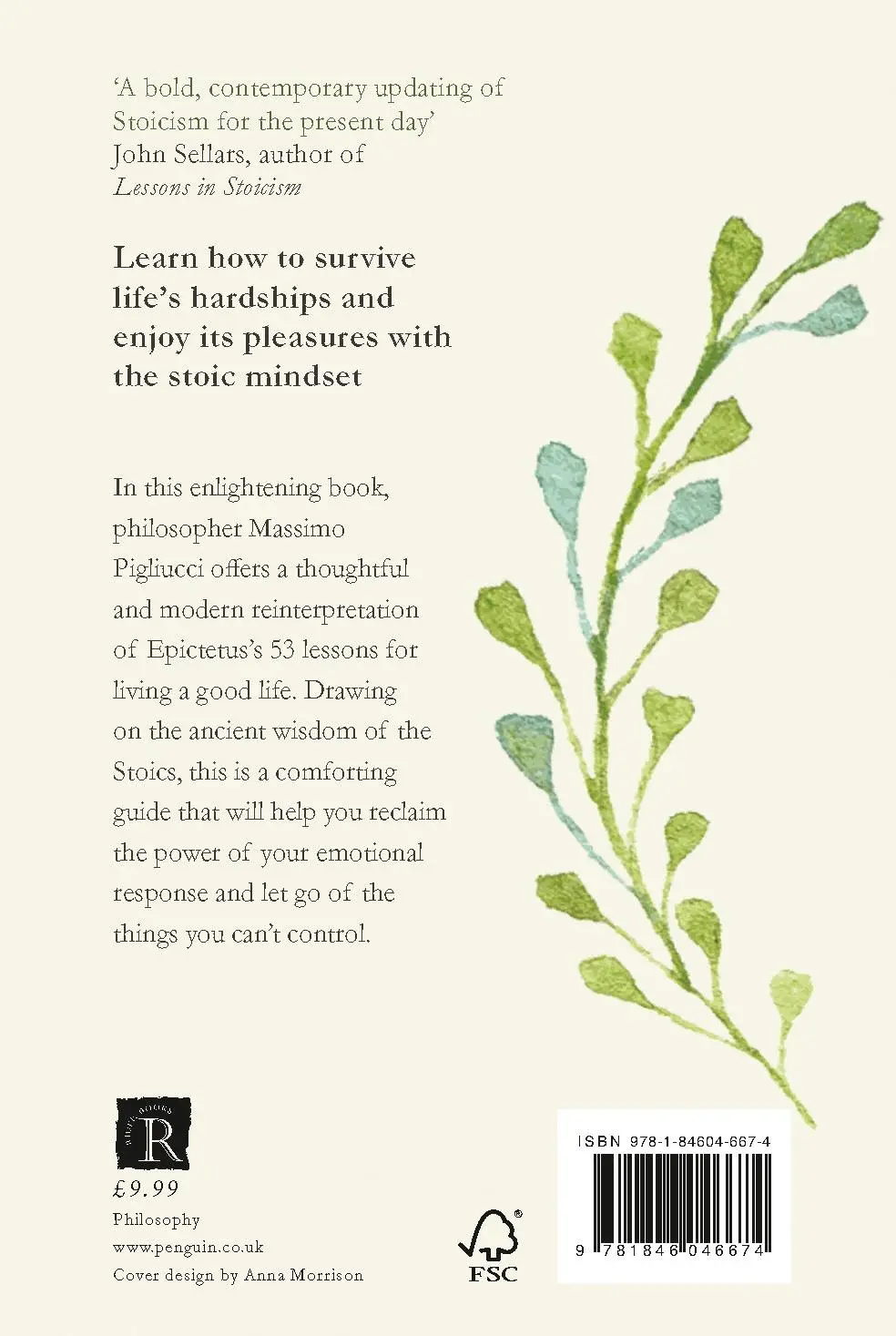 Rückseite: 9781846046674 | The Stoic Guide to a Happy Life | 53 Brief Lessons for Living | Buch