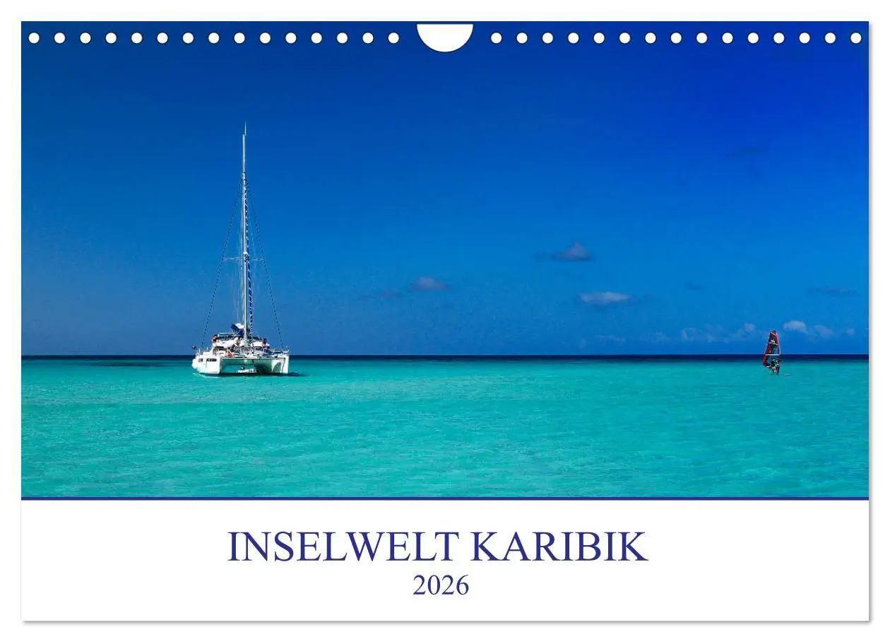 Cover: 9783457916674 | Inselwelt Karibik (Wandkalender 2026 DIN A4 quer), CALVENDO...