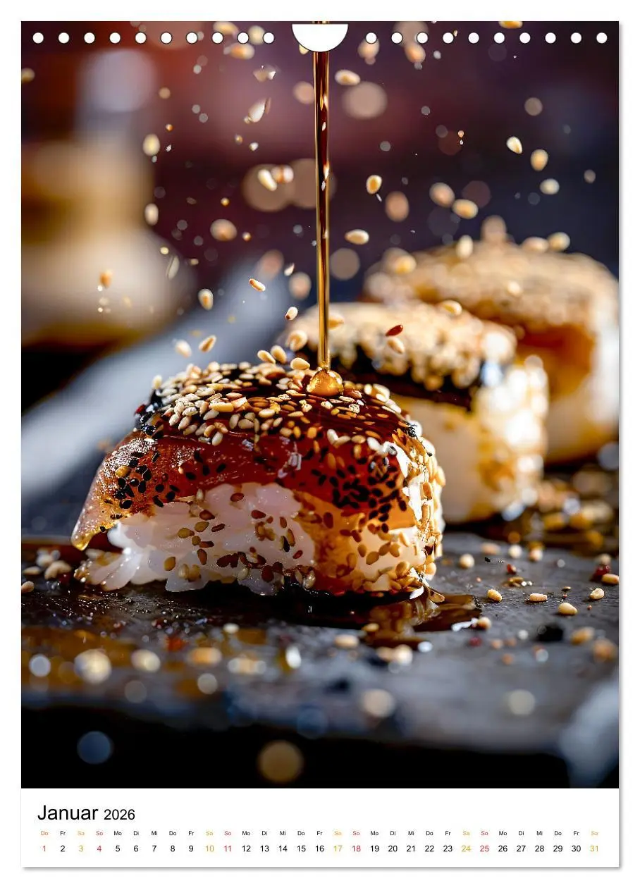 Bild: 9783516246674 | Sushi für Kenner (Wandkalender 2026 DIN A4 hoch), CALVENDO...