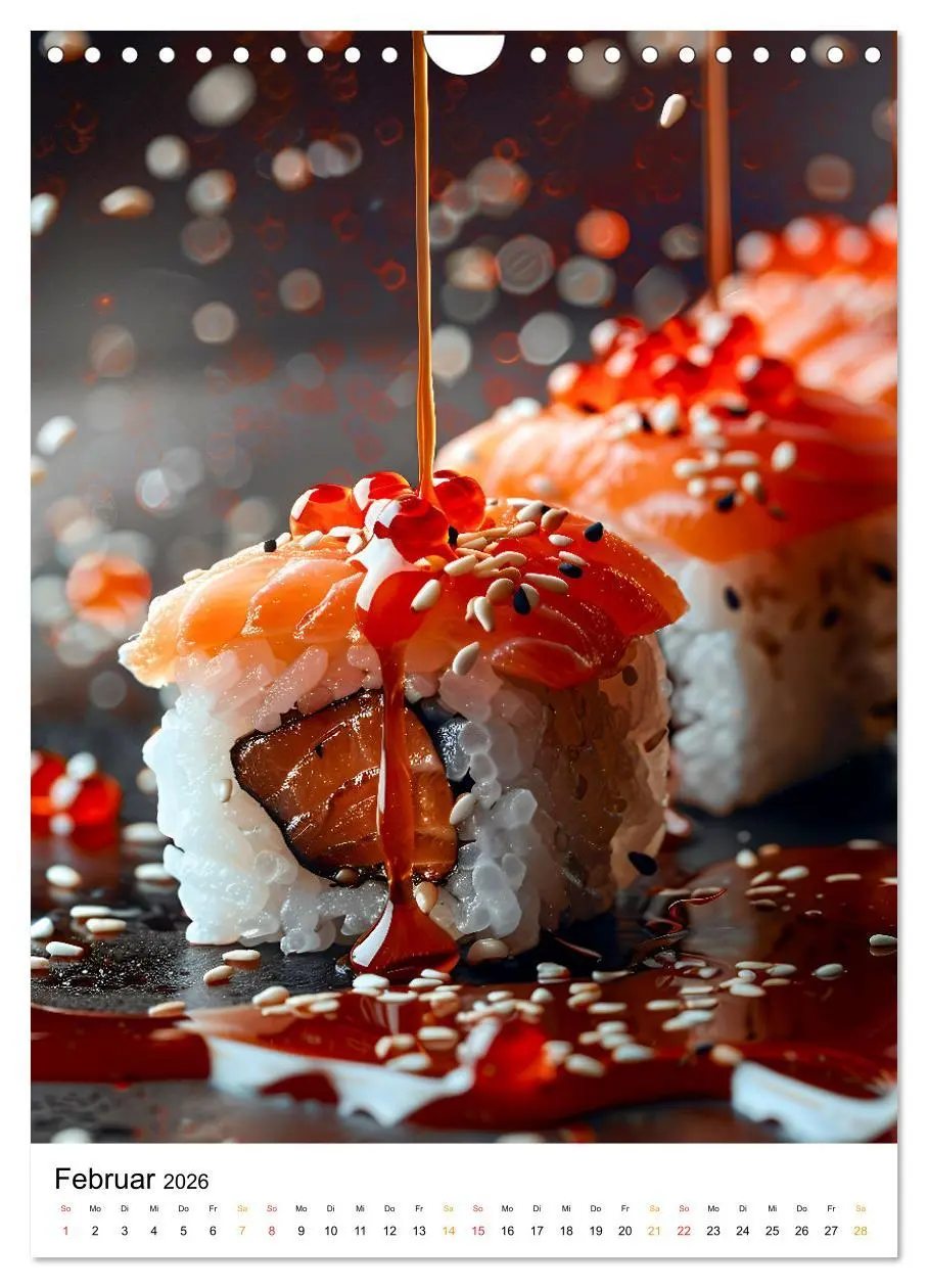 Bild: 9783516246674 | Sushi für Kenner (Wandkalender 2026 DIN A4 hoch), CALVENDO...
