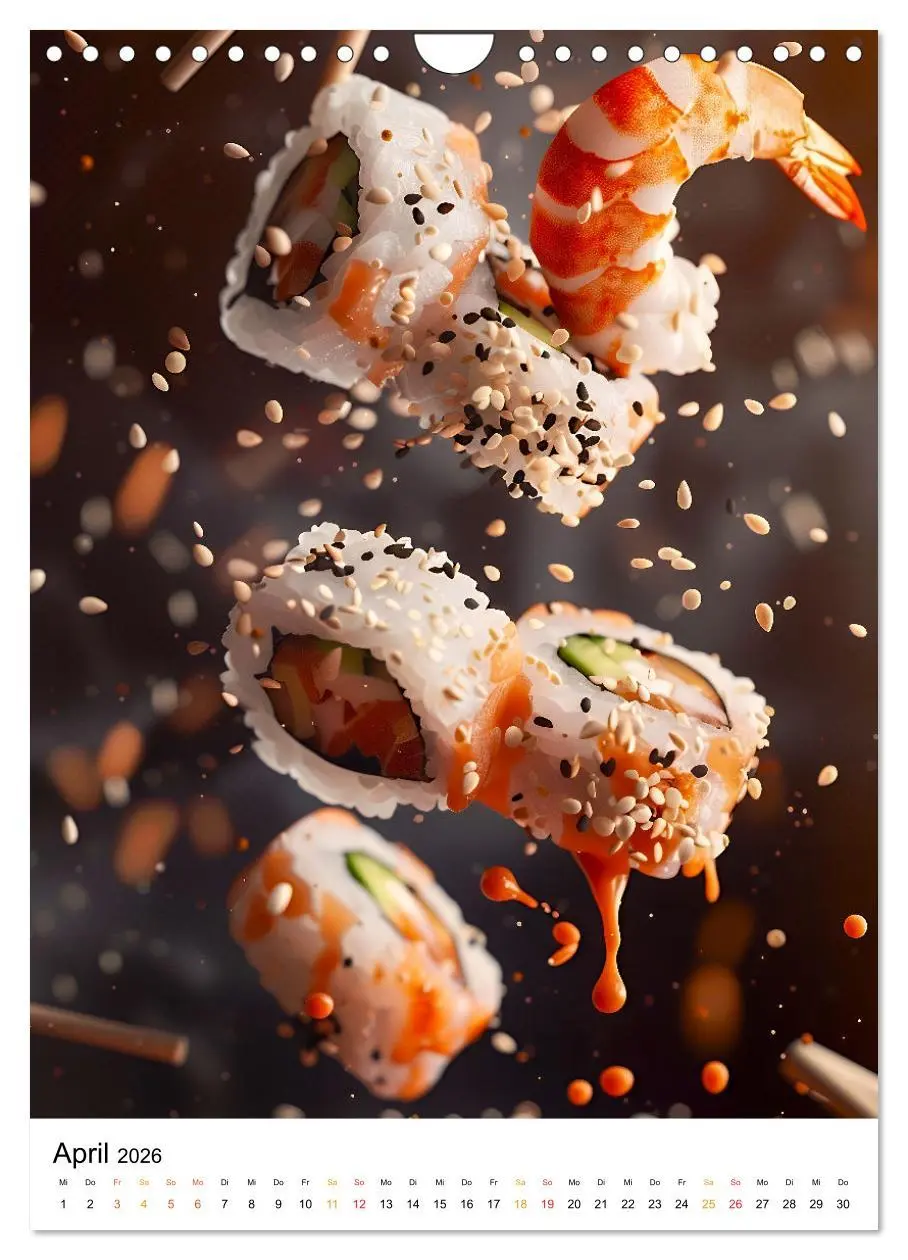 Bild: 9783516246674 | Sushi für Kenner (Wandkalender 2026 DIN A4 hoch), CALVENDO...