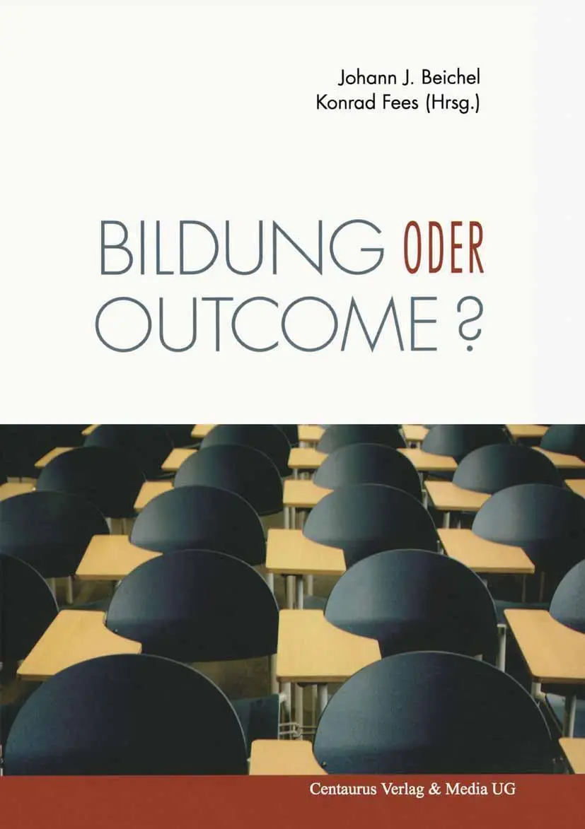 Cover: 9783825506674 | Bildung oder outcome? | Konrad Fees (u. a.) | Taschenbuch | x | 2015