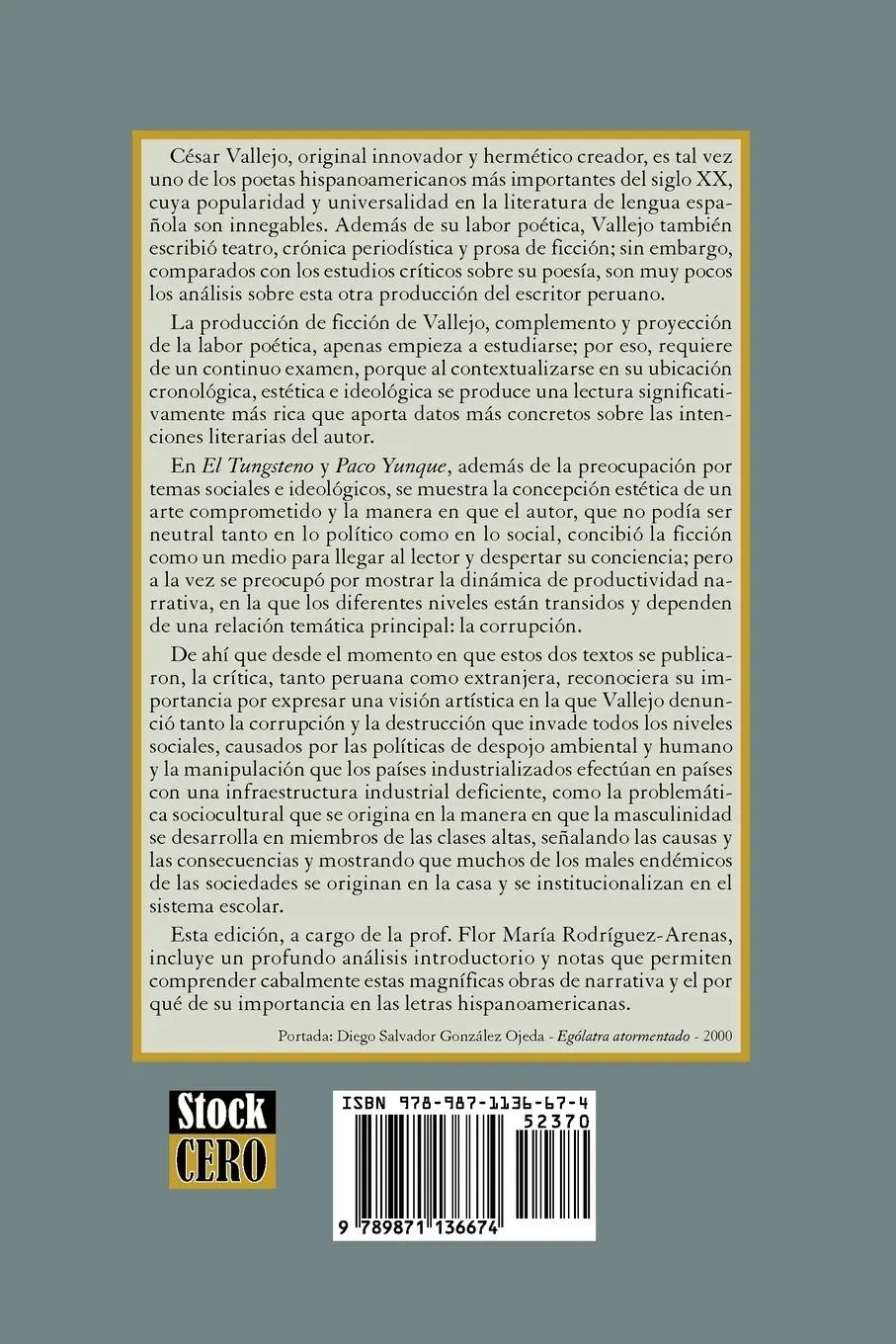 Rückseite: 9789871136674 | El tungsteno / Paco Yunque | Cesar Vallejo | Taschenbuch | Spanisch