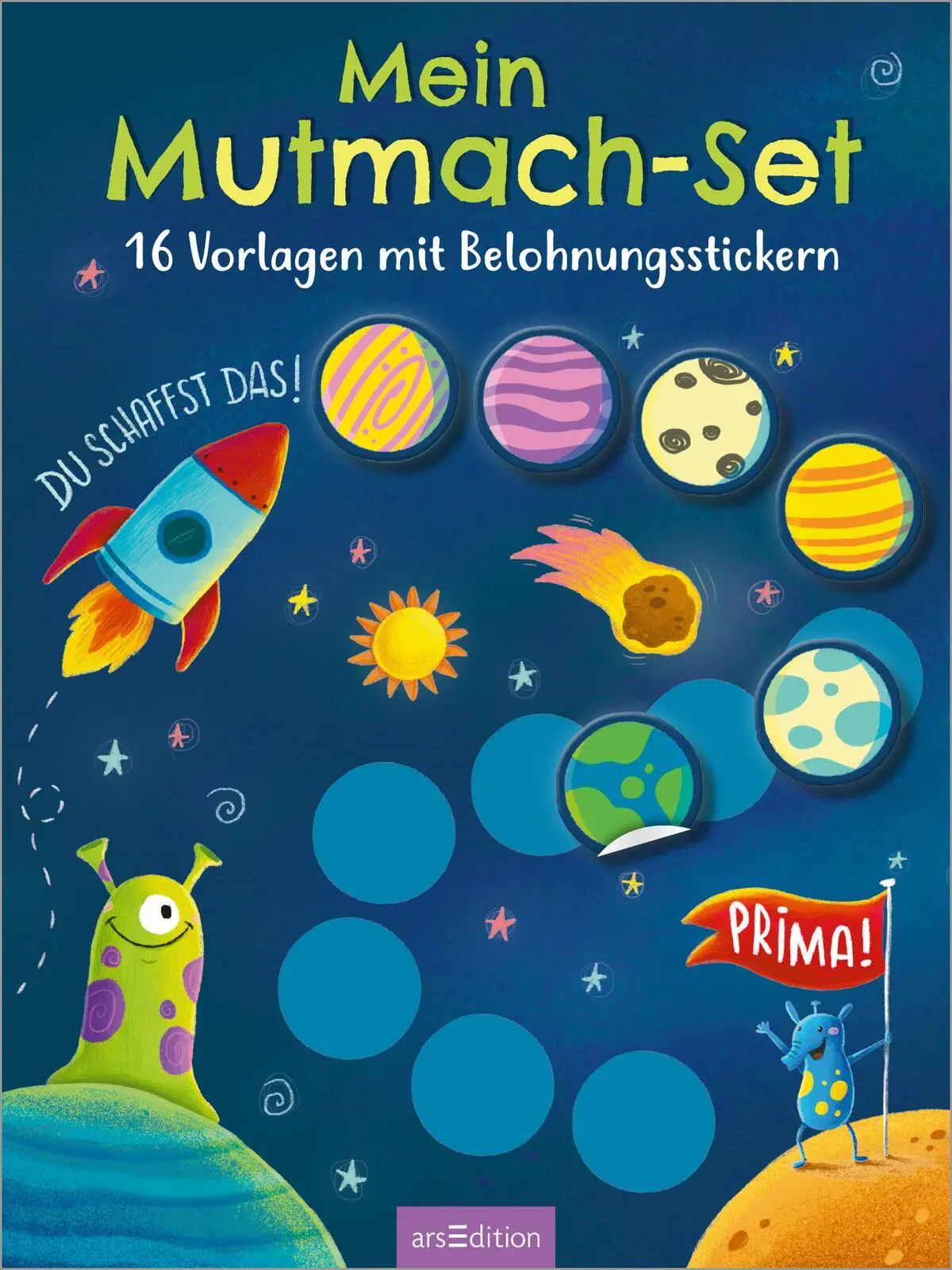 Bild: 4014489136774 | Mein Mutmach-Set | 16 Vorlagen mit Belohnungsstickern | Sarah Dietz