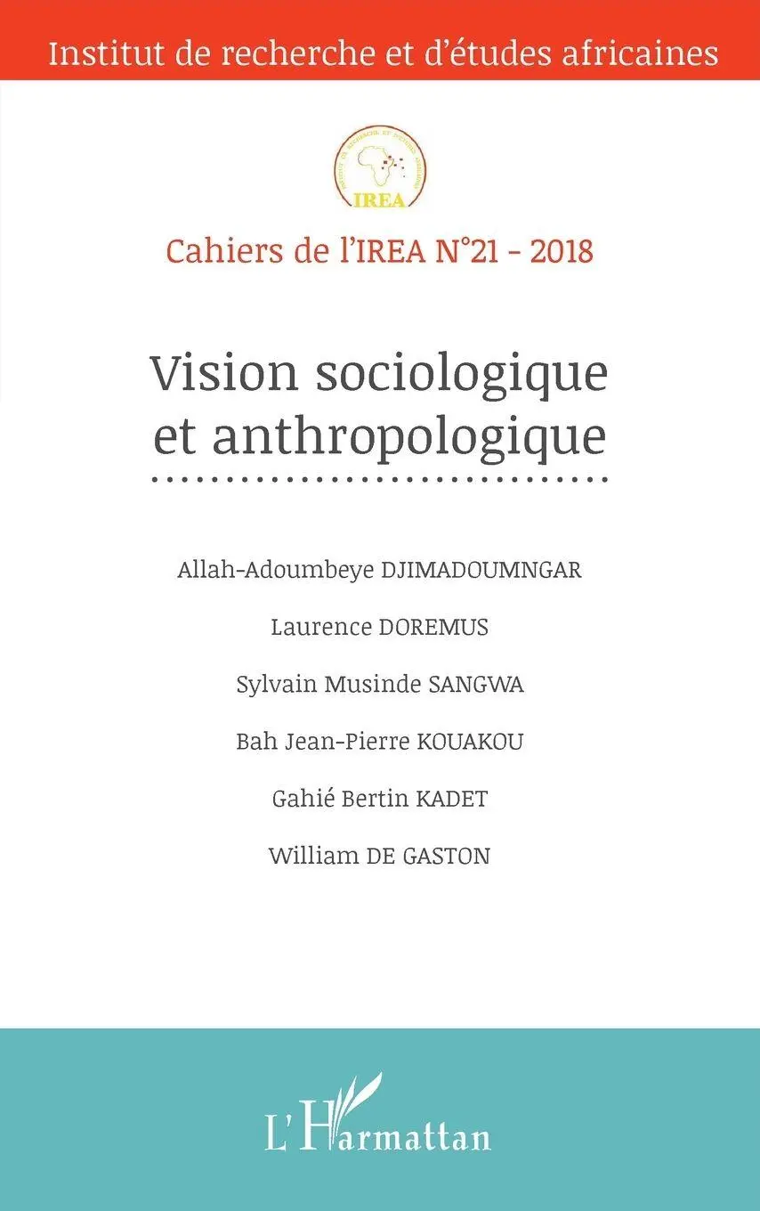 Cover: 9782343156774 | Vision sociologique et anthropologique | Collectif | Taschenbuch