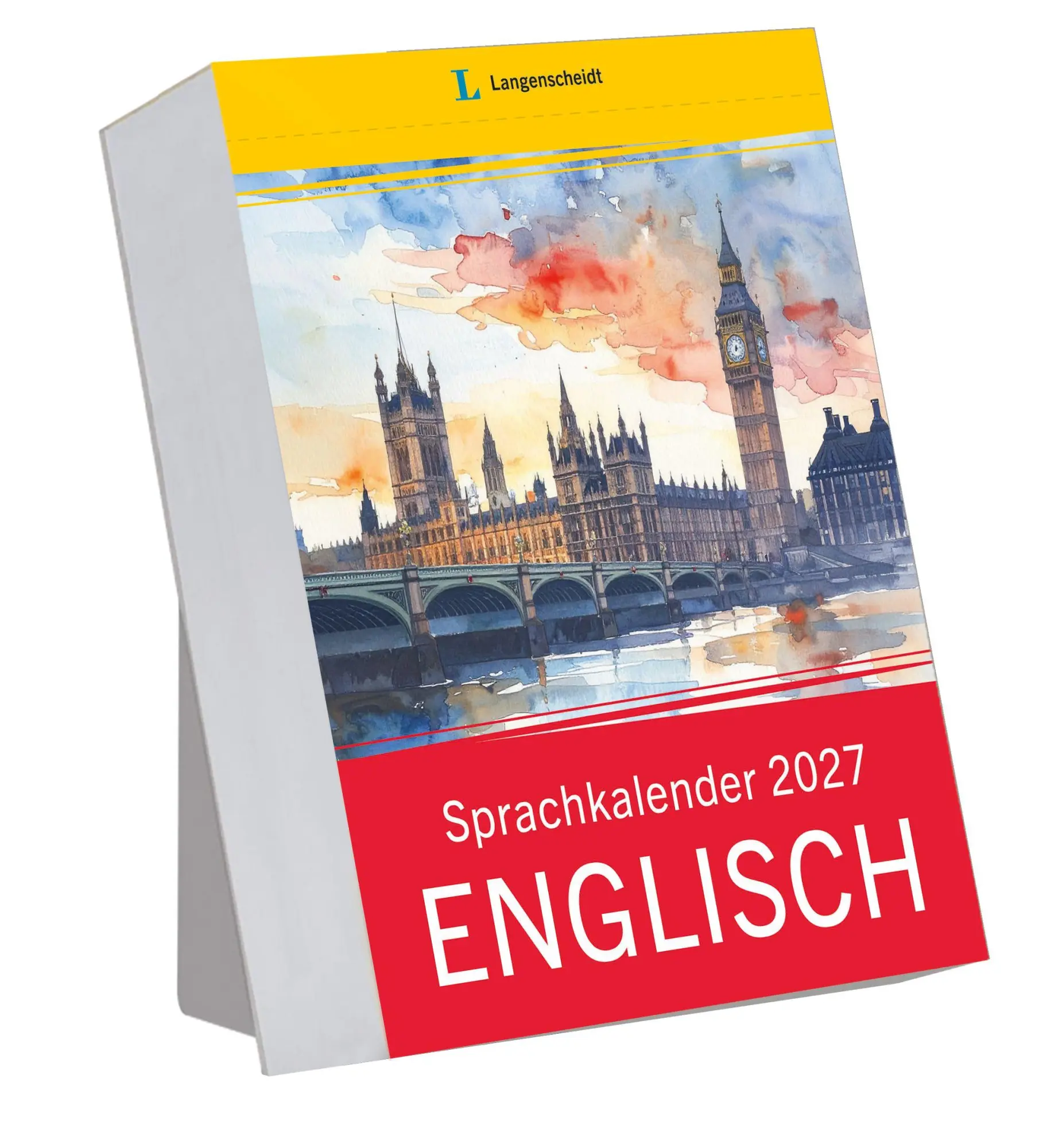 Cover: 9783125636774 | Langenscheidt Sprachkalender Englisch 2027 | Tagesabreißkalender