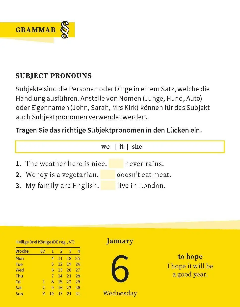 Bild: 9783125636774 | Langenscheidt Sprachkalender Englisch 2027 | Tagesabreißkalender