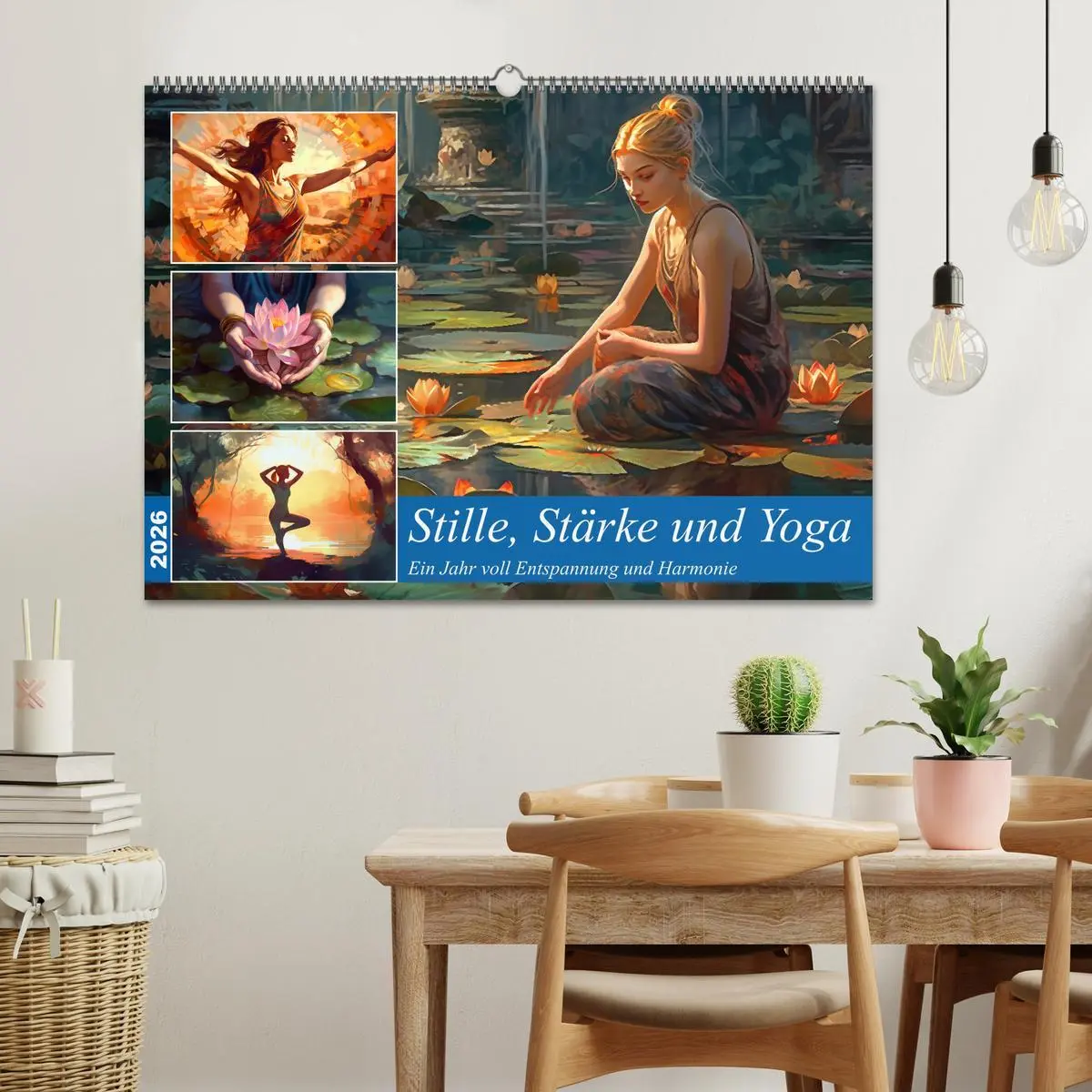 Bild: 9783457526774 | Stille, Stärke und Yoga (Wandkalender 2026 DIN A2 quer), CALVENDO...