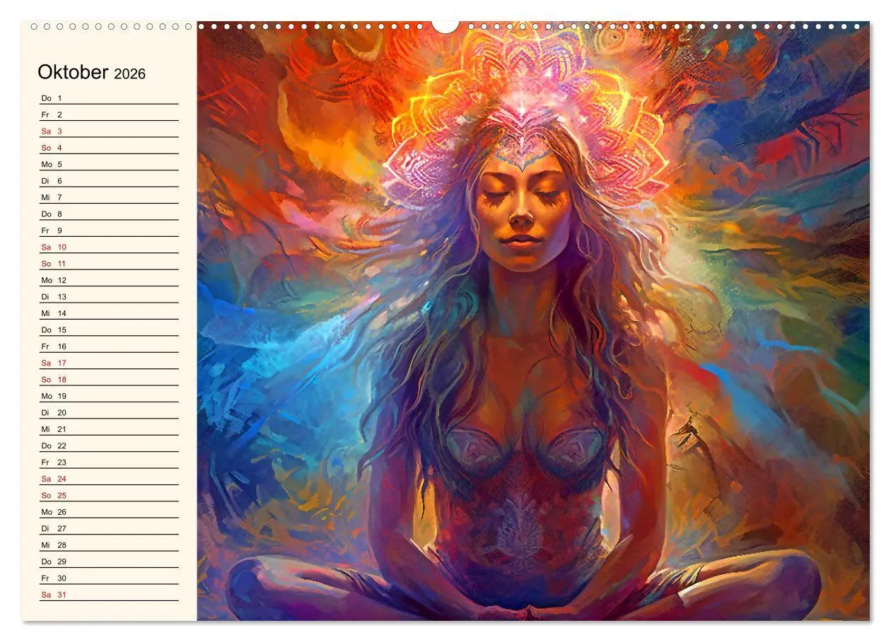 Bild: 9783457526774 | Stille, Stärke und Yoga (Wandkalender 2026 DIN A2 quer), CALVENDO...