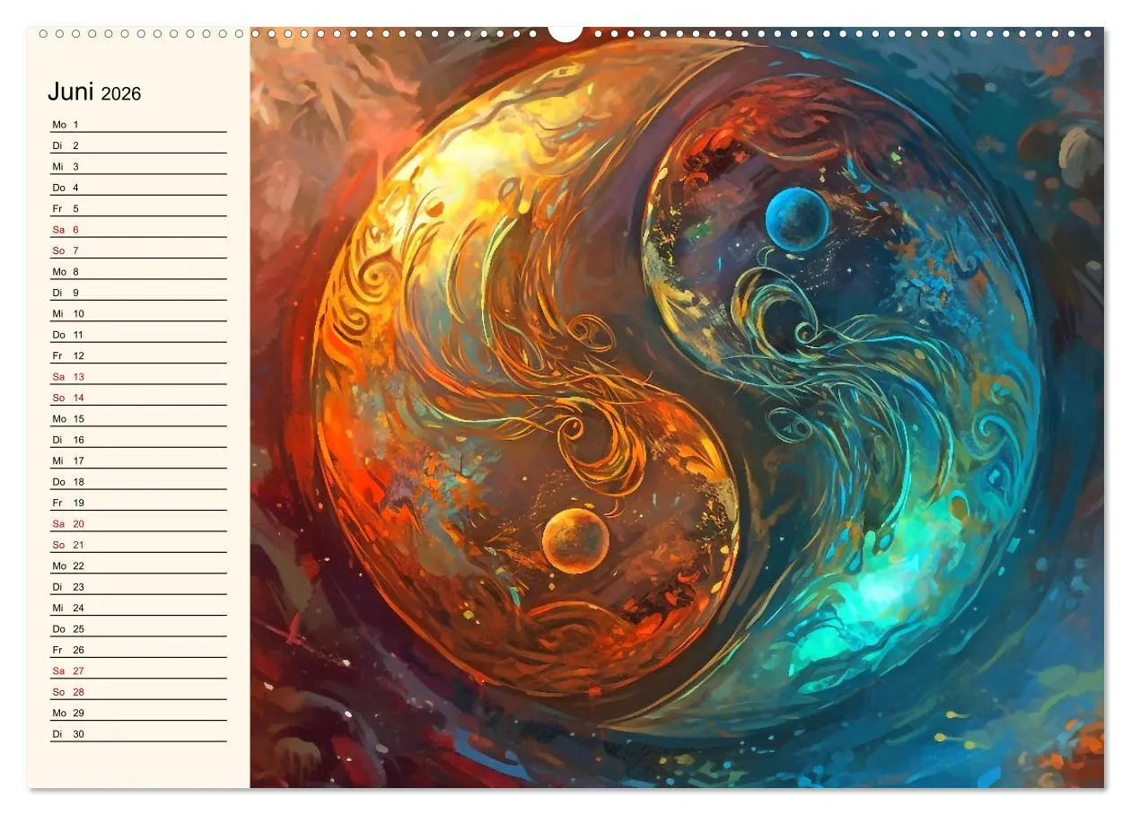 Bild: 9783457526774 | Stille, Stärke und Yoga (Wandkalender 2026 DIN A2 quer), CALVENDO...