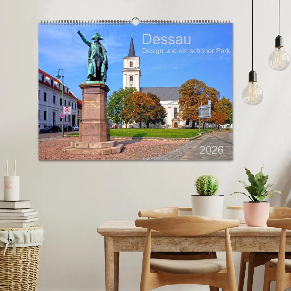 Bild: 9783457766774 | Dessau Design und ein schöner Park (Wandkalender 2026 DIN A2 quer),...
