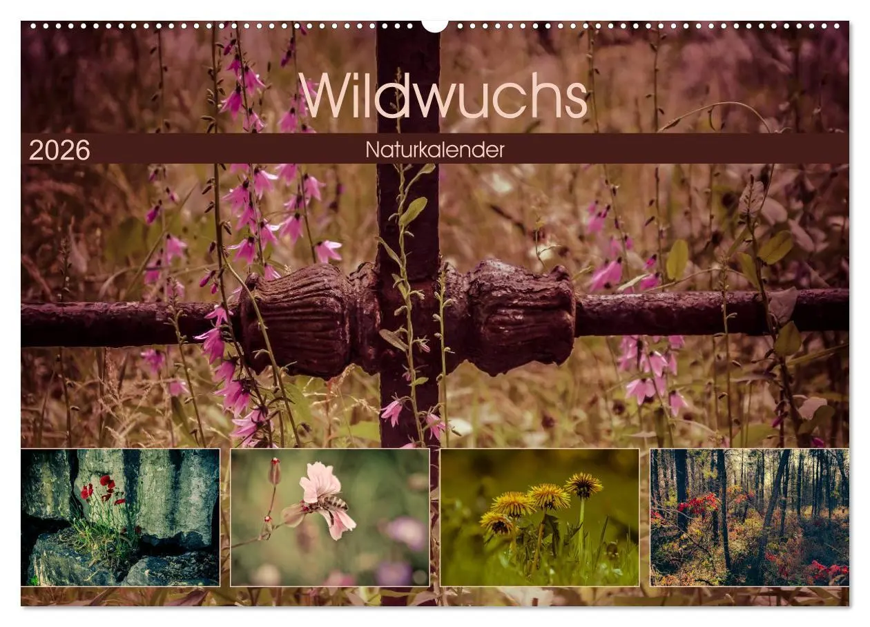 Cover: 9783457906774 | Wildwuchs 2026 (Wandkalender 2026 DIN A2 quer), CALVENDO...