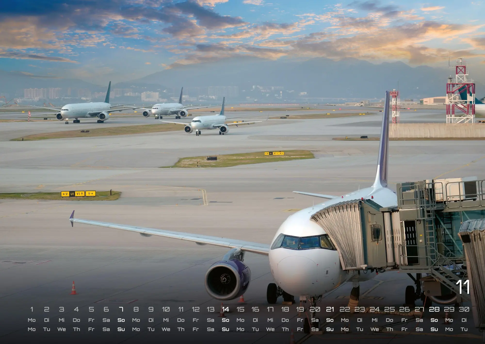 Bild: 9783986736774 | Planes - Über den Wolken - Flugzeuge - 2027 - Kalender DIN A2 | de