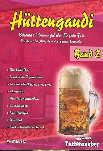 Cover: 9990000676774 | Hüttengaudi Band 2 für Akkordeon | Tastenzauber Musikverlag
