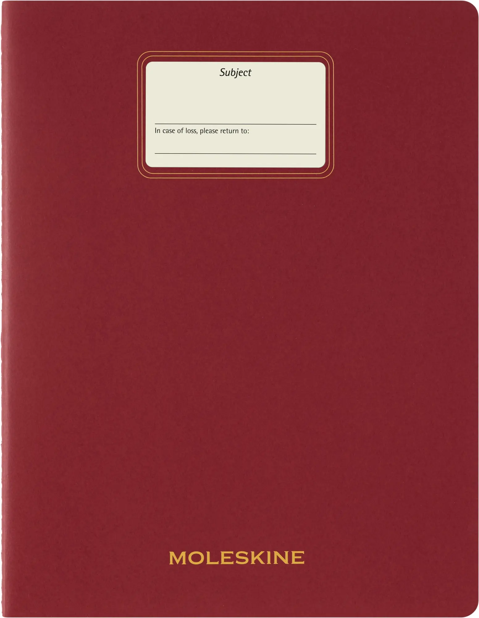 Bild: 8056999276874 | Moleskine Student Cahier, XXL, liniert, Kartoneinband, Rot | Buch
